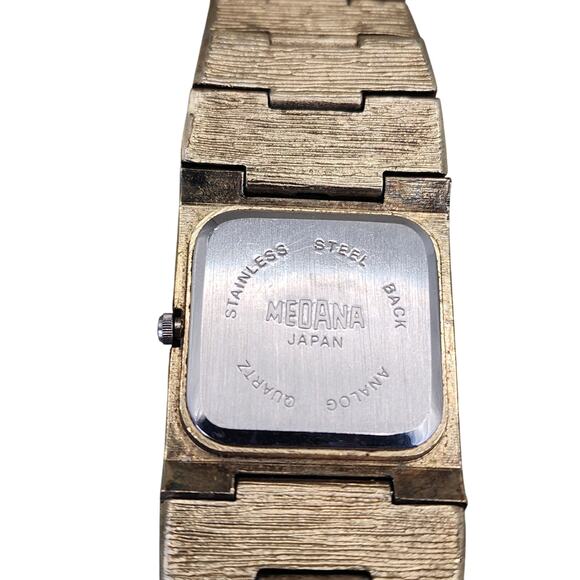 Medana quartz watch Vintage Gold Nugget style Japan Quartz - Picture 6 of 8